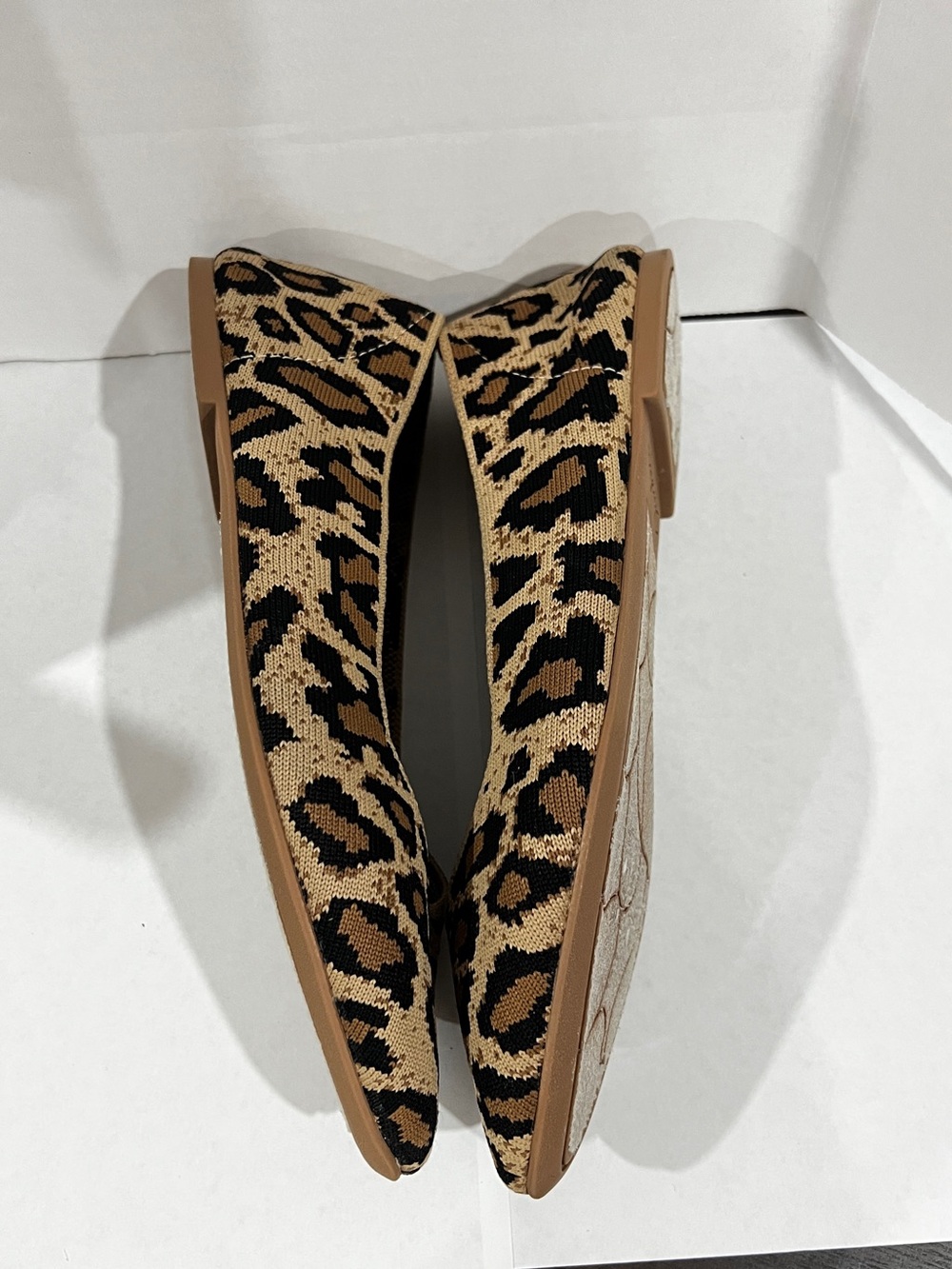 Skechers Animal Print Washable Knit Slip-On Cleo Claw-Some Flat Shoes Size 8 - Picture 6 of 12